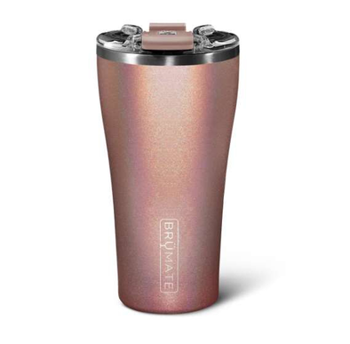 Personalized Brumate NAV 22 oz - Glitter Rose Gold - Laser Life Outdoors